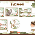 Arquivo Etiqueta Escolar BOSQUE MENINO