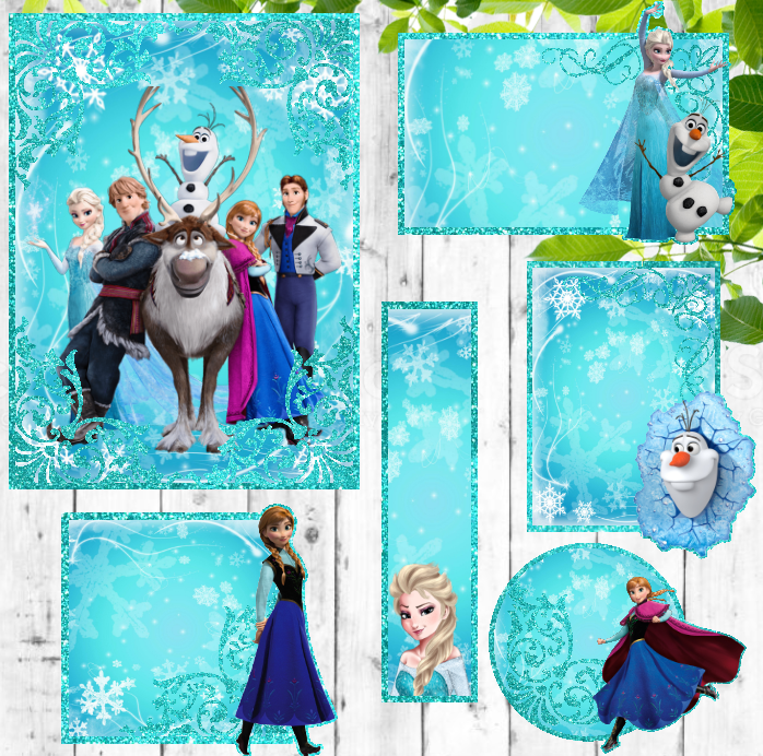 21 - Frozen Arquivo Etiqueta Escolar Frozen - Imagem 1