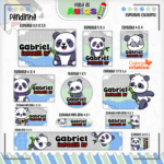 Arquivo Etiqueta Escolar PANDINHA