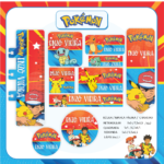Arquivo Etiqueta Escolar POKEMON