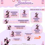Arquivo Etiqueta Escolar REBECCA BONBON 2D