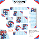 Arquivo Etiqueta Escolar SNOOPY