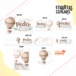 Arquivo Etiqueta Escolar VOLTA AO MUNDO MENINO