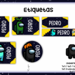 Arquivo Etiqueta Escolar AMONG US