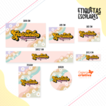 Arquivo Etiqueta Escolar GROOVY