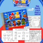 Arquivo Livrinho Paper Dolls Super Heróis – Para Colorir