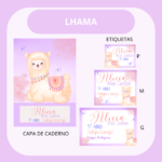 Arquivo Etiqueta Escolar LHAMA