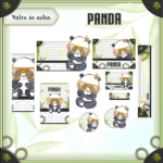Arquivo Etiqueta Escolar PANDA MENINO