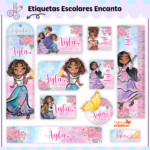 Arquivo Etiqueta Escolar ENCANTO