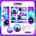 Arquivo Etiqueta Escolar GAMER