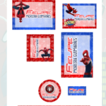 Arquivo Etiqueta Escolar Homem Aranha