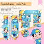 Arquivo Etiqueta Escolar  LUCCAS NETO