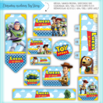 Arquivo Etiqueta Escolar Toy Story