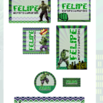 Arquivo Etiqueta Escolar Hulk