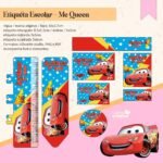 Arquivo Etiqueta Escolar Mc Queen