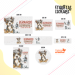 Arquivo Etiqueta Escolar PET BOY