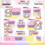 Arquivo Etiqueta Escolar CACHORRINHA