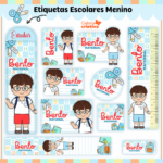 Arquivo Etiqueta Escolar KIT ALUNINHOS