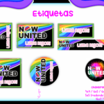 Arquivo Etiqueta Escolar NOW UNITED