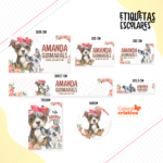Arquivo Etiqueta Escolar PET GIRL