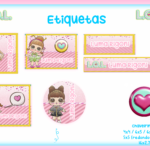 Arquivo Etiqueta Escolar LOL
