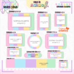 Arquivo Etiqueta Escolar NEUTRO CANDY