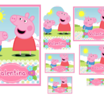 Arquivo Etiqueta Escolar Peppa Pig