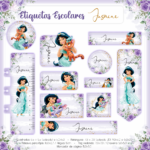 Arquivo Etiqueta Escolar Jasmine