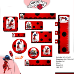 Arquivo Etiqueta Escolar Lady Bug