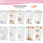 Arquivo Marca Páginas Cristão Calendário 2027