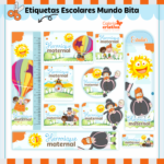 Arquivo Etiqueta Escolar MUNDO BITA