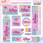 Arquivo Etiqueta Escolar TENN MENINA GROOVE