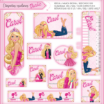 Arquivo Etiqueta Escolar Barbi
