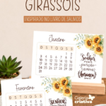 Arquivo Calendário de Mesa A6 2027 Entre Girassóis