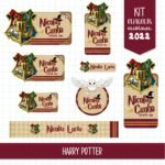 Arquivo Etiqueta Escolar Harry Potter