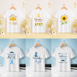 Arquivo Setembro Amarelo e Novembro Azul - Kit Camisas