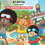 Kit Digital 3 Palavrinhas Pool Party