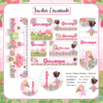 Arquivo Etiqueta Escolar JARDIM ENCANTADO