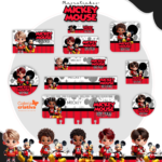 Arquivo Etiqueta Escolar  MICKEY