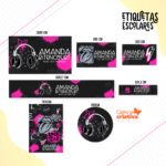 Arquivo Etiqueta Escolar ROCK MENINA