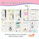 Arquivo Marca Páginas Professores Calendário 2026
