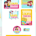Arquivo Etiqueta Escolar Maria Clara e JP
