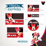 Arquivo Etiqueta Minnie Vermelha