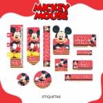 Arquivo Etiqueta Escolar MICKEY