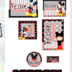 Arquivo Etiqueta Escolar Mickey