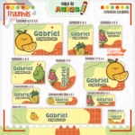 Arquivo Etiqueta Escolar FRUTINHA