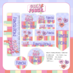 Arquivo Etiqueta Escolar GIRL POWER