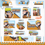 Arquivo Etiqueta Escolar NARUTO