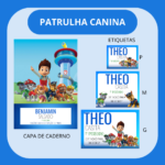 Arquivo Etiqueta Escolar PATRULHA CANINA