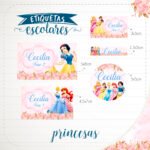 Arquivo Etiqueta Princesas Disney